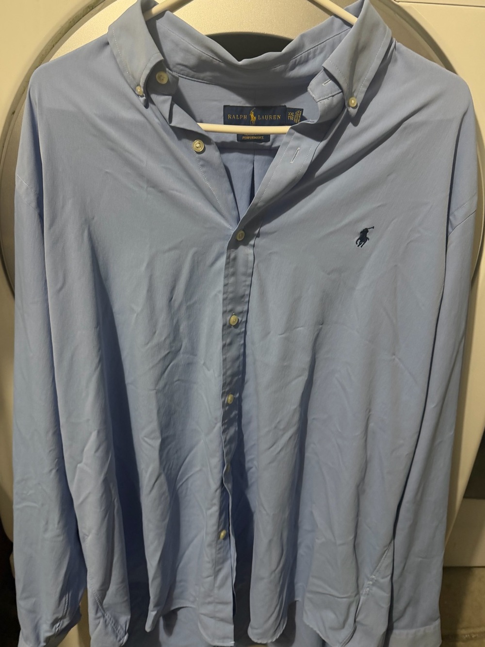 Ralph Lauren Light Blue Long-Sleeve Button-Down Shirt